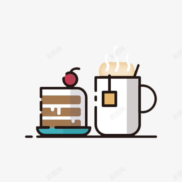 mbe风格杯子png免抠素材_88icon https://88icon.com mbe风格 卡通 可爱 手绘 杯子