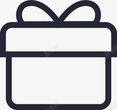 礼物包装背景礼物盒矢量图图标图标