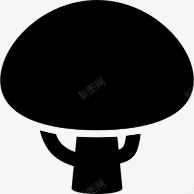 一个邮轮树像一个蘑菇图标图标