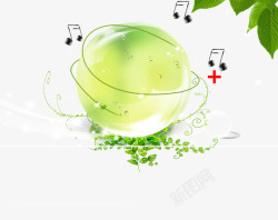 绿色半透明绿色半透明水球高清图片