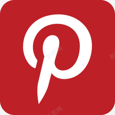 运动logo标志媒体网络Pinterest图标图标