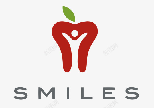 国外牙齿健康创意logo矢量图图标图标