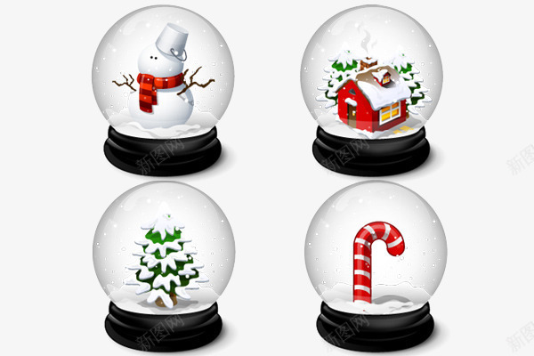 圣诞节玻璃球png免抠素材_88icon https://88icon.com 圣诞节 玻璃球 礼物