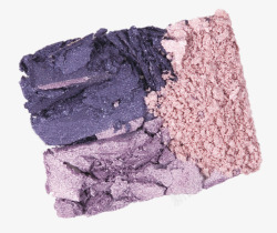 紫色眼影粉末素材