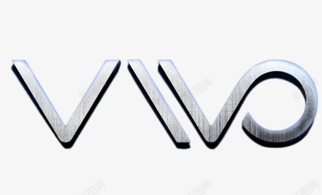 vivo金属质感logo图标图标