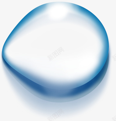 创意合成质感蓝色的水滴形状png免抠素材_88icon https://88icon.com 创意 合成 形状 水滴 水滴型 蓝色 质感