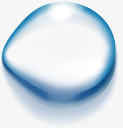 水滴质感创意字体设计创意合成质感蓝色的水滴形状高清图片