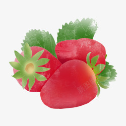 美味水果草莓素材