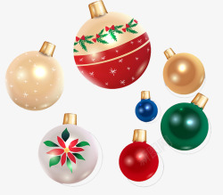 圣诞礼物球圣诞节铃铛装饰球高清图片
