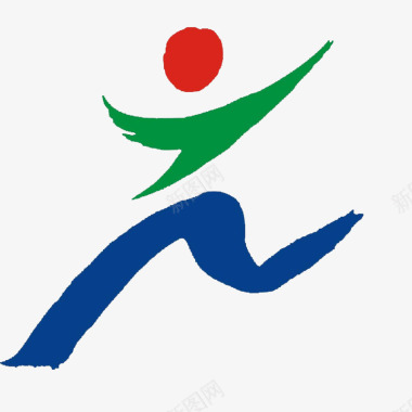 跑步马拉松logo人物跑步图标图标