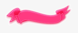 粉色标题栏矢量图素材