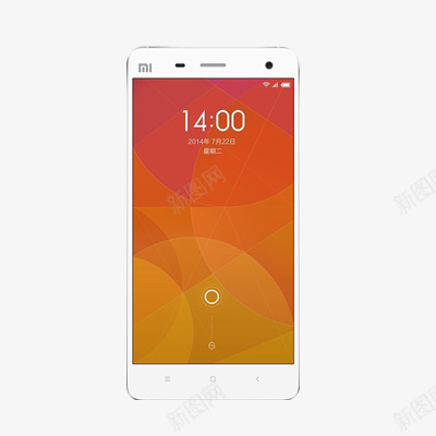 小米4手机png免抠素材_88icon https://88icon.com 小米 小米4 手机 正面 白色