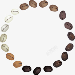 褐色咖啡色圆圈素材