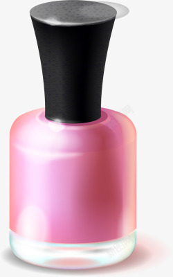 指甲油瓶子唯美粉色指甲油高清图片