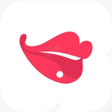 红唇图片手机小红唇购物应用图标logo图标