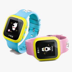 智能彩屏儿童定位手表高清图片