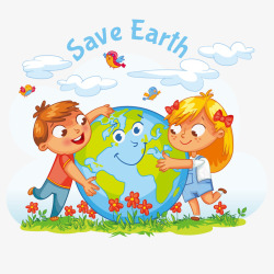 拯救地球保护环境素材