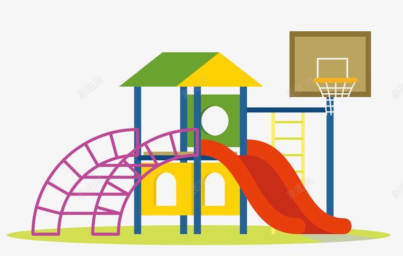 幼儿园滑滑梯矢量图eps免抠素材_88icon https://88icon.com 儿童 幼儿园 幼儿园滑滑梯 滑滑梯 玩具 矢量滑滑梯 矢量图
