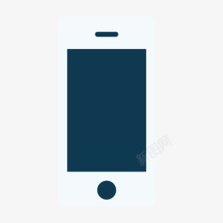 二次元扁平化iPhone卡通手绘手机高清图片