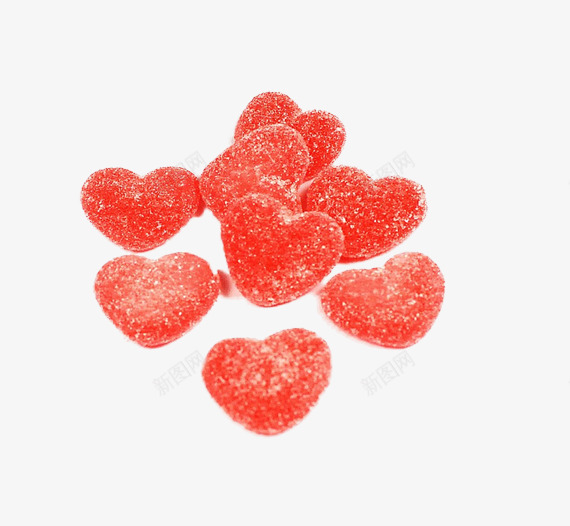 心形糖果片png免抠素材_88icon https://88icon.com 免抠素材 漂亮的形状 红色软糖 装饰图片