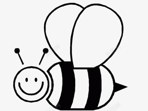 可爱的蜜蜂可爱的小蜜蜂图标图标
