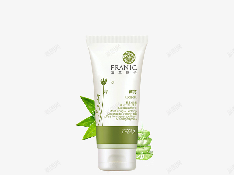 法兰琳卡芦荟胶png免抠素材_88icon https://88icon.com 产品实物 化妆品 法兰琳卡 美妆 芦荟胶