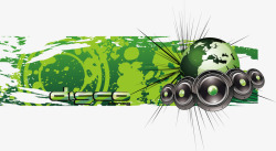 缤纷色滴装饰背景素材