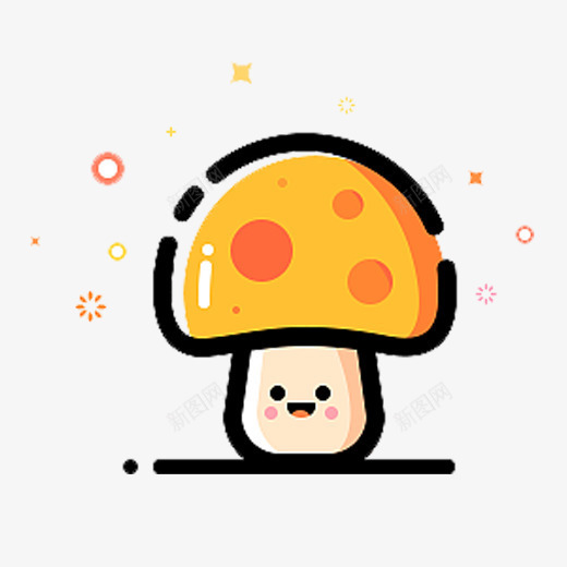 meb风格蘑菇png免抠素材_88icon https://88icon.com meb风格 卡通 可爱 蘑菇