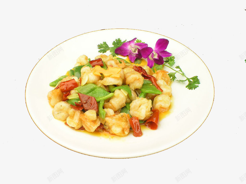 珊瑚虾球png免抠素材_88icon https://88icon.com 中华美食 传统美食 凉菜 油炸 熟菜 盘子 美味 虾球 装饰 餐饮美食 鲜花