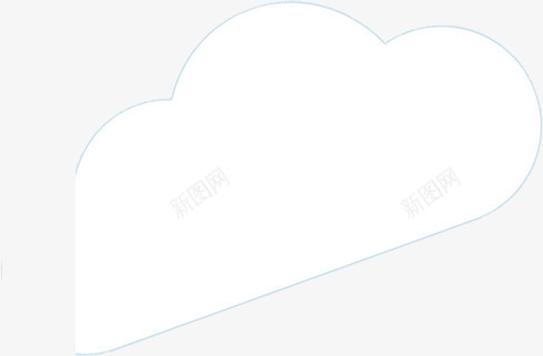 白色线条云朵云彩卡通png免抠素材_88icon https://88icon.com 云彩 云朵 卡通 白色 线条