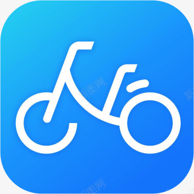 单车手机小蓝单车应用图标图标