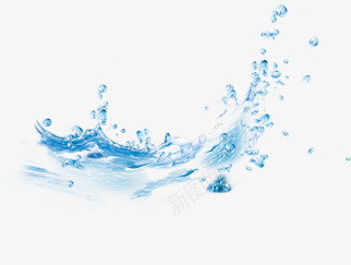 蓝色化妆品水珠png免抠素材_88icon https://88icon.com 化妆品 水珠 蓝色