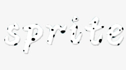 sprite牛奶字体Sprite高清图片