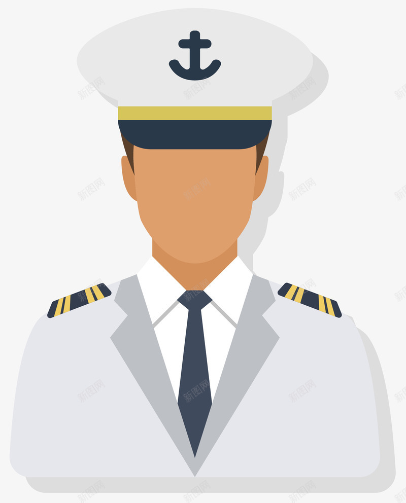 海军船长卡通风格png免抠素材_88icon https://88icon.com captain 人物 人物职业 海军卡通 海军船长 白色 矢量职业 职业形象 致敬海军 舰长