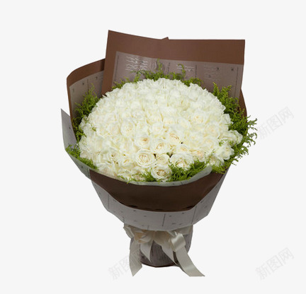 白玫瑰花束png免抠素材_88icon https://88icon.com 产品实物 玫瑰 花束 鲜花