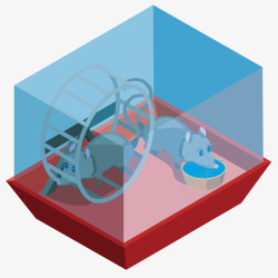 动物实验实验小白鼠矢量图高清图片