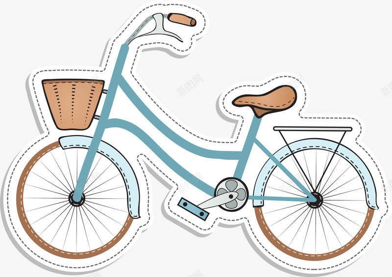 卡通自行车png免抠素材_88icon https://88icon.com 交通工具 健康 出行 单车 度假 旅游 游玩 自行车 骑行