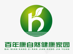 健康保健品百年康家园LOGO图标高清图片