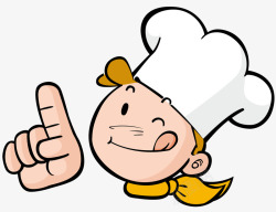 卡通人物厨师素材