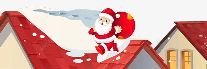 卡通圣诞节商业插画海报psd免抠素材_88icon https://88icon.com 2018年圣诞节 圣诞礼物 圣诞老人 圣诞节背景 屋顶 插画 新年快乐 派礼物 海报设计
