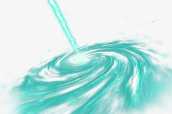 旋转中的水旋转水元素高清图片