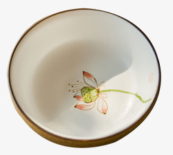 茶盏茶香记手绘陶瓷酒杯高清图片