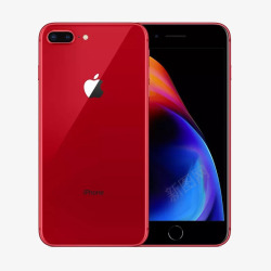 红色iPhoneX手机素材