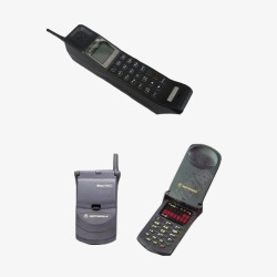 90年代诺基亚手机和大个头传呼机素材