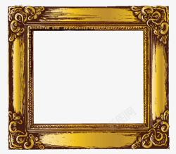 欧美风格视频框金色镂花相册夹高清图片