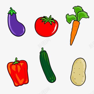 食物素材蔬菜图标图标