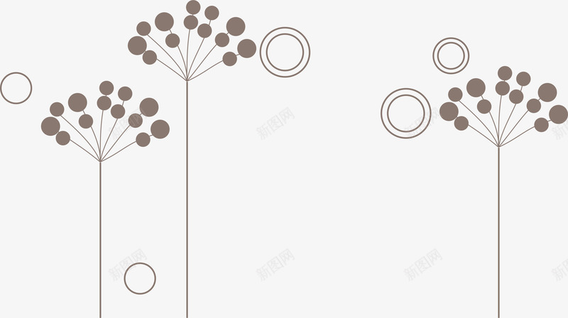 花草花纹矢量图ai免抠素材_88icon https://88icon.com AI 圆圈 底纹 线条 花纹 花草 矢量图