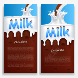 美味朱古力牛奶巧克力广告高清图片
