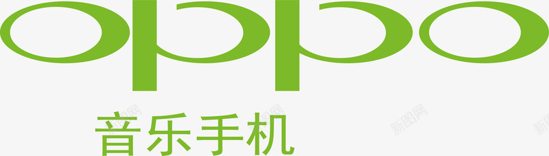 OPPO手机logo矢量图图标图标