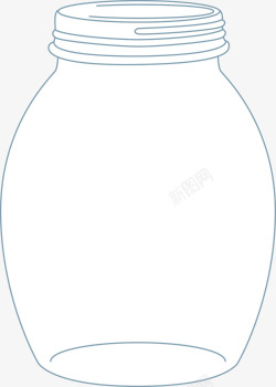 塑料罐子手绘塑料瓶子矢量图图标高清图片